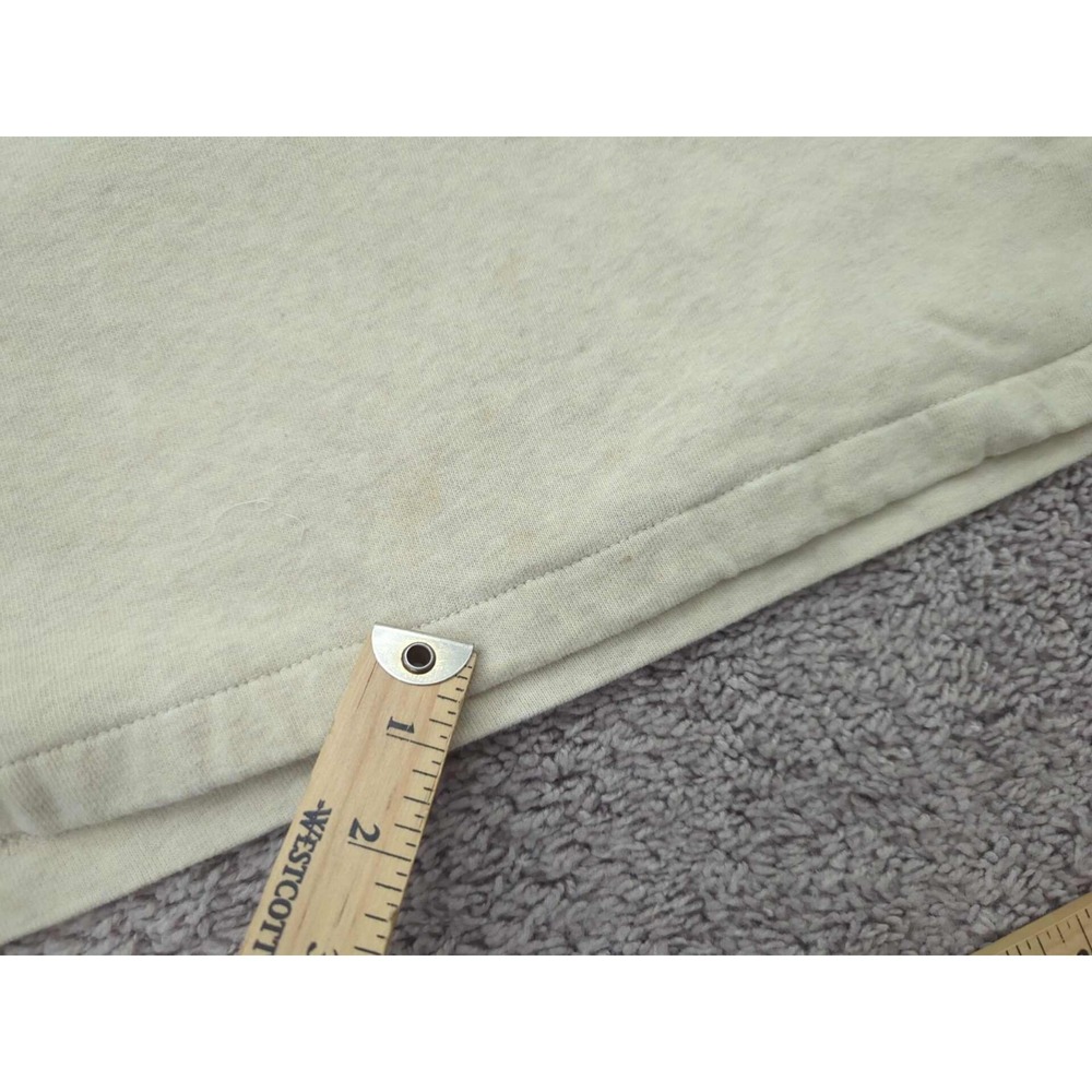 Polo by Ralph Lauren Hoodie Mens XXL Beige Pullover Long Sleeve Elbow Patch - Picture 4 of 11
